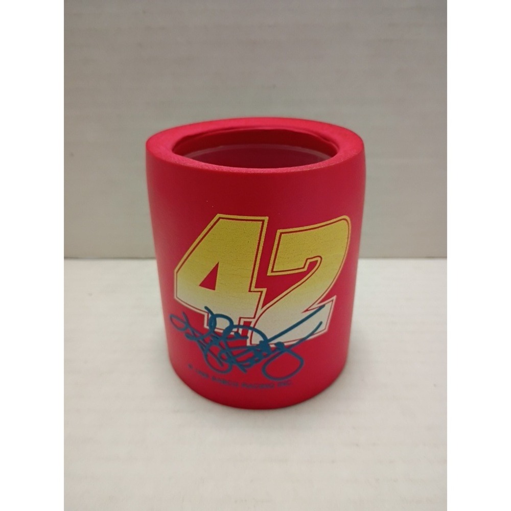 Vintage 1996 Kyle Petty NASCAR 42 Sabco Racing Can Cooler Red Foam Koozie